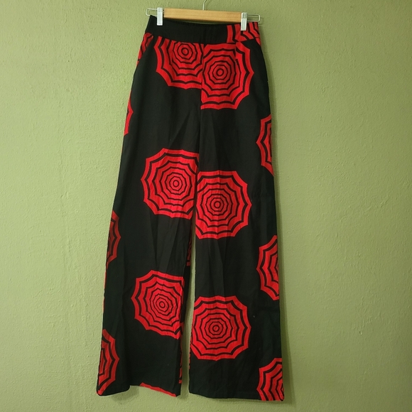 Mae Otti Black And Reg Wide Pant Size M NWT - Picture 2 of 6